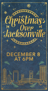 First Baptist Christmas over Jacksonville