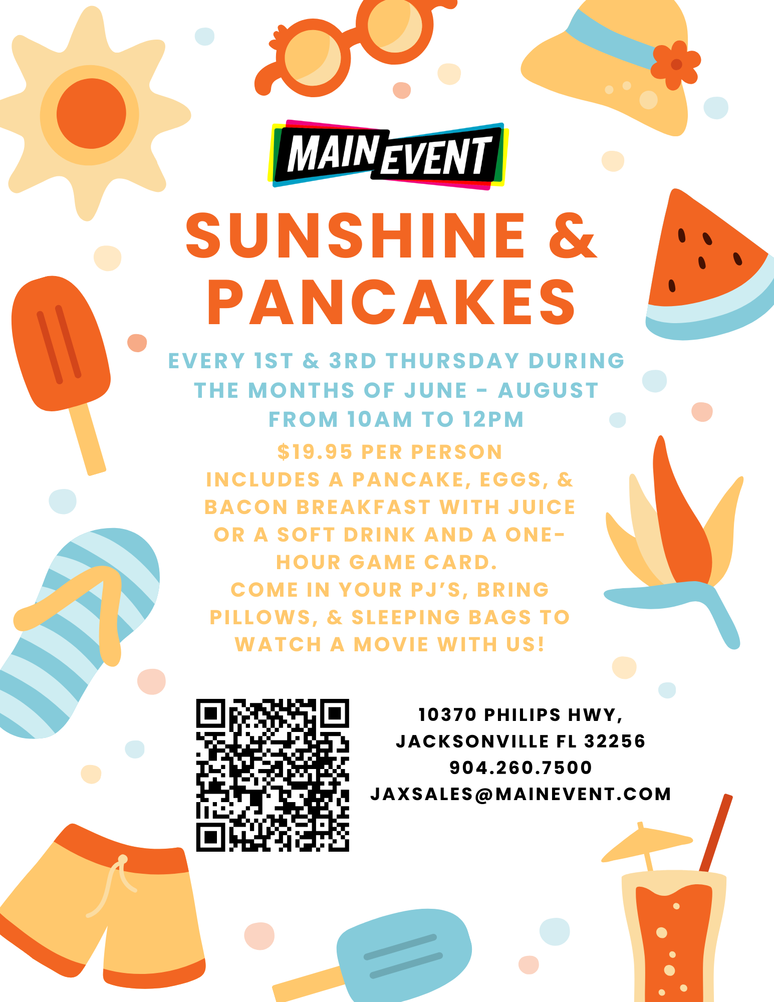 Main Event Sunshine and Pancakes
