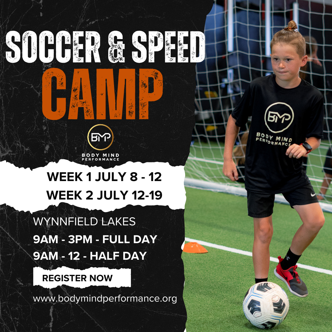 Body Mind Performance LLC: Soccer & Speed Indoor Summer Camp 