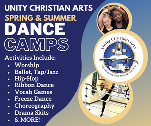 Unity Christian Arts Dance Camps Page Header