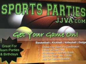 Jacksonville Junior Volleyball Association Sports Parties