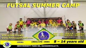 First Coast Futsal INDOOR Summer Soccer Camp