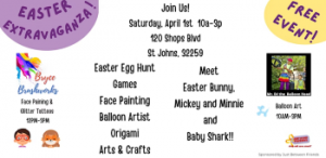 04/01: Easter Extravaganza Presented by Just Between Friends of St. Augustine