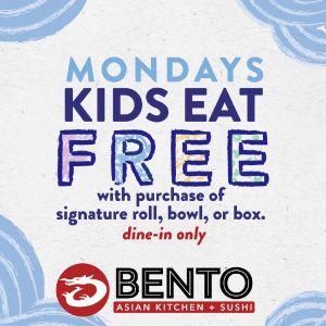 Kids Meal Mondays at BENTO