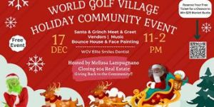 12/17: World Golf Village Holiday Kids Event