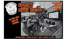 09/12-10/31: BrewHound Dog Park & Bar Spooky Movie Nights