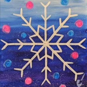 12/23: Painting with a Twist: Frosty Whimsy *Family Class