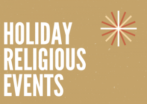 Holiday Religious Events