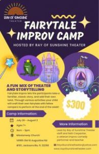 Ray of Sunshine Theater Improv Summer Camp