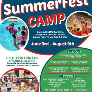 North Florida Gymnastics and Cheerleading SummerFest Camp