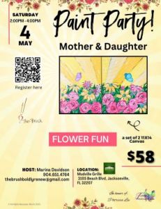 05/04: Mudville Grille Mother Daughter Paint Party