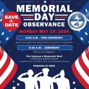 05/27: Jacksonville Memorial Day Observance