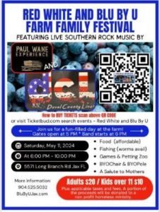 05/11: Blu By U Farm Red White and Blu Farm Family Festival