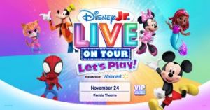 11/24: The Florida Theater Presents: Disney Jr Live on Tour Let's Play!