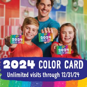 Crayola Experience Orlando Color Card 2024