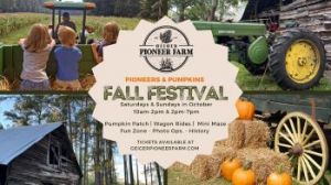 10/05-10/27: Geiger Pioneer Farm Pioneers and Pumpkins Fall Festival