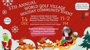 12/14: World Golf Village Holiday Kids Event