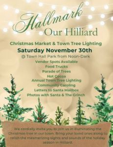 11/30: Hilliard Christmas Market and Town Tree Lighting