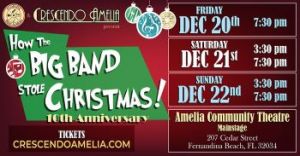 12/20-12/22: Crescendo Amelia Big Band Presents: How the Big Band Stole Christmas