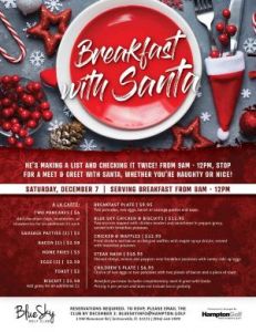 12/07: Blue Sky Golf Club Breakfast with Santa