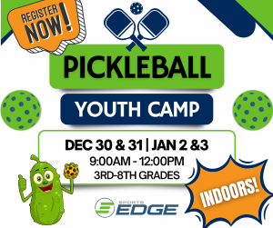 Sports Edge Winter Break Pickleball Camp