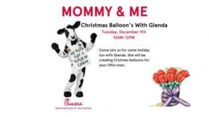 12/09: Chick-fil-A Southside Christmas Balloons with Glenda