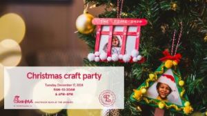 12/17: Chick-fil-A Southside Christmas Craft Party