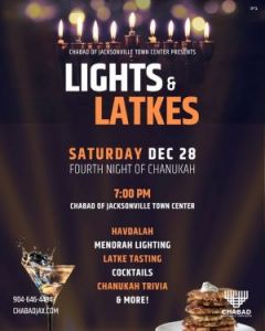 12/28: Chabad of Jacksonville Town Center Lights and Latkes