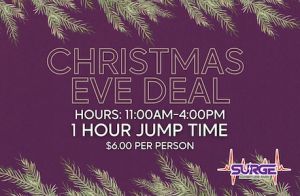 Surge Adventure Park Christmas Eve Deal