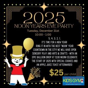 12/31: We Rock the Spectrum Noon Years Eve Party