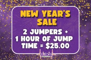 Surge Adventure Park New Year's Sale