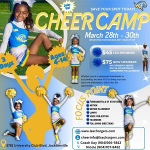 LSA Chargers Youth Cheer Camp