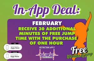 Surge Adventure Park February In-App Deal