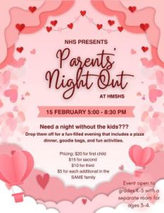 02/15: Town of Hilliard Valentine's Day Parent's Night Out