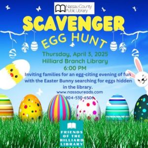 04/03: Hilliard Branch Library Scavenger Egg Hunt with the Easter Bunny