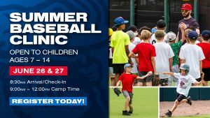 Jacksonville Jumbo Shrimp Summer Youth Baseball Clinic
