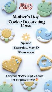 05/10: Little Red Cottage Cookies