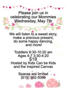 05/07: Kids Can Be Kids Mother's Day Event