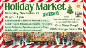 11/22: Mandarin Markets Holiday Festival