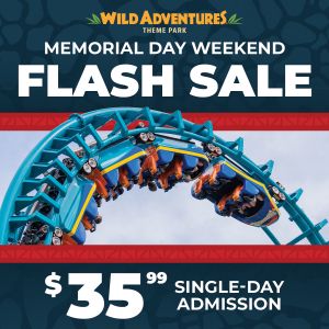 Wild Adventures Memorial Day Weekend Flash Sale