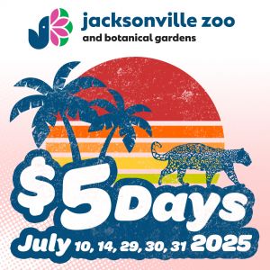 Jacksonville Zoo and Gardens Five Dollar Days
