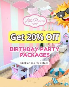 Little Princess Spa Birthday Party Discount