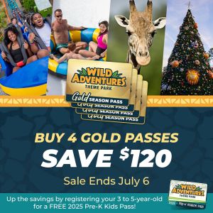 Wild Adventures Gold Season Pass Sale