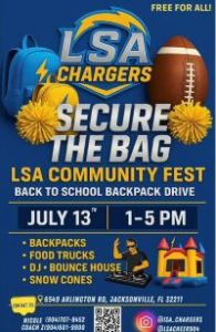 07/13: LSA Community Fest Back to School Backpack Drive
