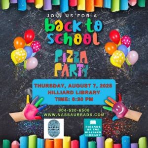08/07: Hilliard Branch Library Back to School Pizza Party