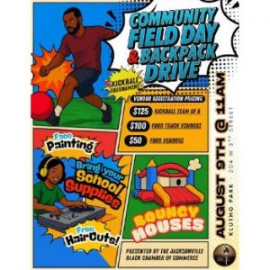 08/09: Jacksonville Black Chamber of Commerce Community Field Day and Back to School Drive