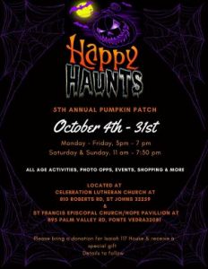 10/04-10/31: Happy Haunts Pumpkin Patch