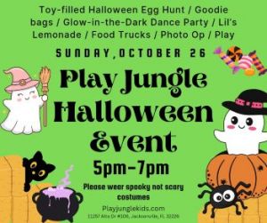 10/26: Play Jungle Halloween Event