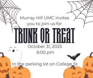 10/31: Murray Hill United Methodist Church Trunk or Treat