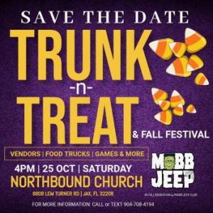10/24: Northbound Church Trunk-N-Treat Fall Festival